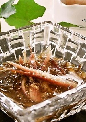 みょうがのもずく酢和え-レシピのメイン写真