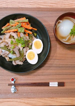 豚ロースで簡単なんちゃってルーローハン-レシピのメイン写真