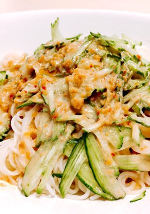 肉なしコクあり担々麺風そうめん-レシピのメイン写真