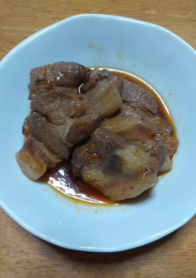 簡単！煮込むだけ！韓国風豚の角煮♪-レシピのメイン写真