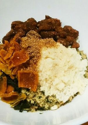 犬ご飯 牛のこころとおから-レシピのメイン写真