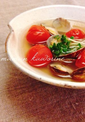 あさりとトマトのスープ-レシピのメイン写真