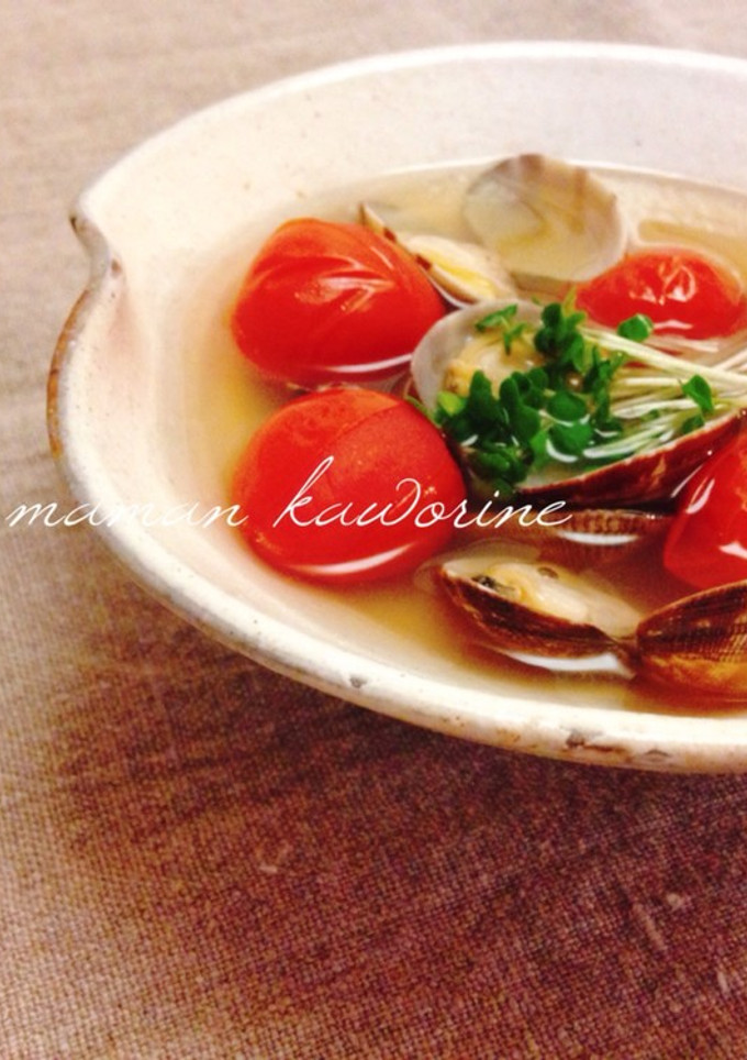あさりとトマトのスープ-レシピのメイン写真