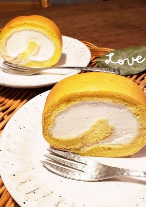 甘さ控えめ 米粉ロールケーキ-レシピのメイン写真