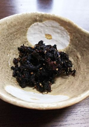 しそジュースのリメイク～紫蘇佃煮-レシピのメイン写真