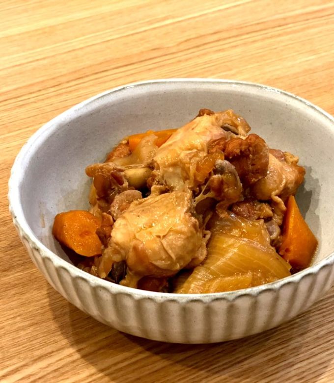圧力鍋で鶏手羽元の甘辛煮-レシピのメイン写真