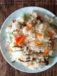 山菜おこわ-レシピのメイン写真