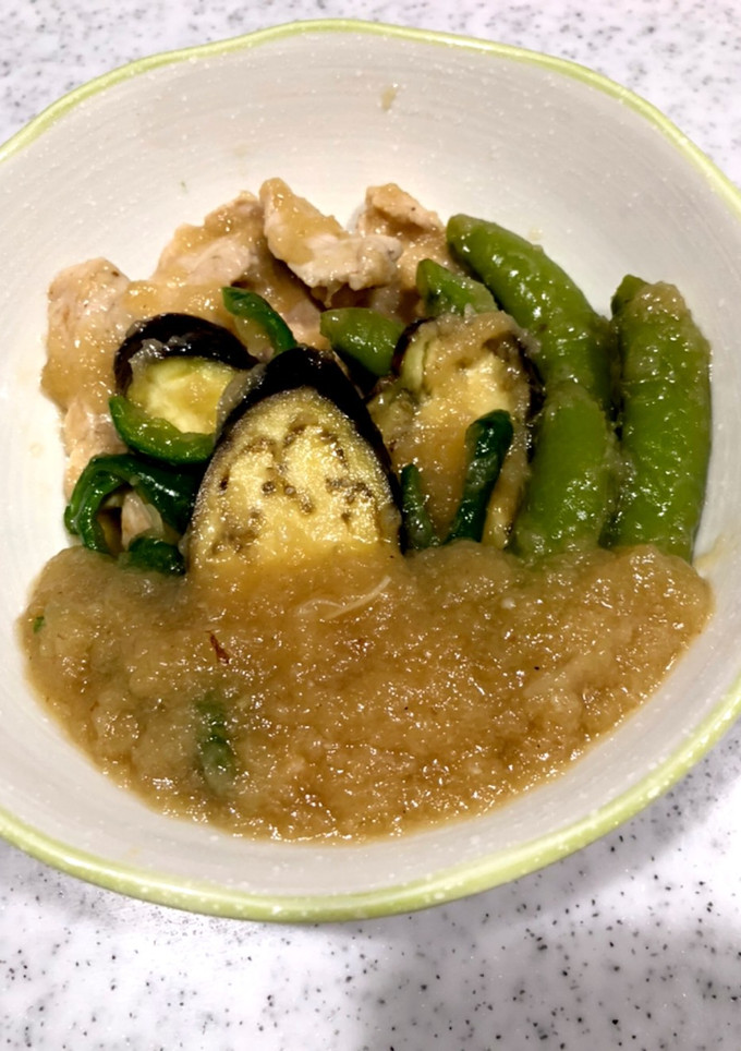 ふだ肉と好きな野菜のみぞれ煮-レシピのメイン写真