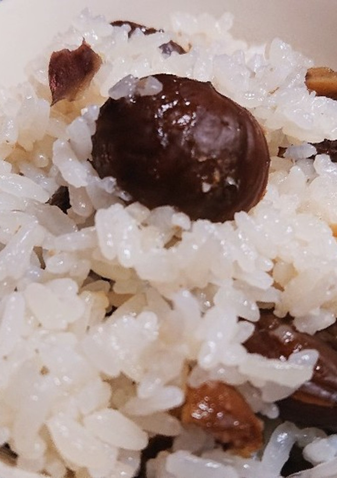 簡単！甘栗で栗ご飯！！-レシピのメイン写真