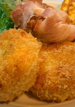 ツナとクリームチーズカボチャコロッケ-レシピのメイン写真
