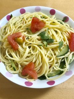 さっぱり梅の冷製パスタ★-レシピのメイン写真