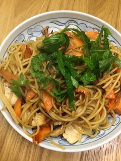 スパゲティで焼きそば風-レシピのメイン写真