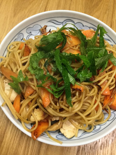 スパゲティで焼きそば風-レシピのメイン写真