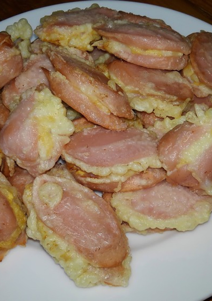 魚肉ソーセージのはさみ揚げ-レシピのメイン写真