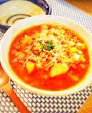 冷蔵庫にあるもので作るミネストローネ