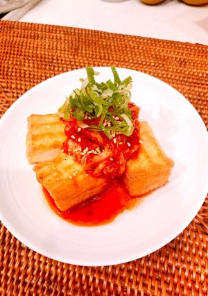 厚揚げ豆腐とキムチで簡単一品-レシピのメイン写真