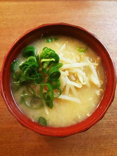 もやしの味噌汁-レシピのメイン写真