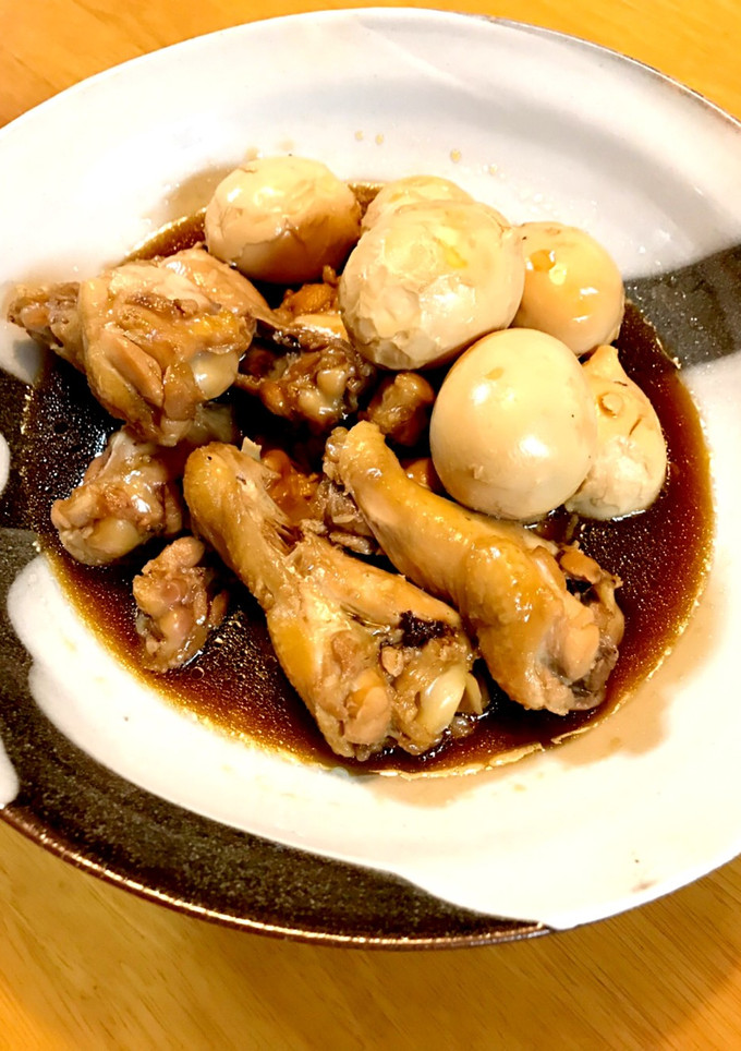 手羽元と卵のさっぱり煮-レシピのメイン写真
