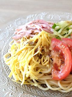 パスタで♡冷やし中華-レシピのメイン写真
