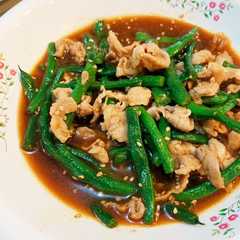 รูปของ ご飯のお供♡さやいんげんの甘辛炒め