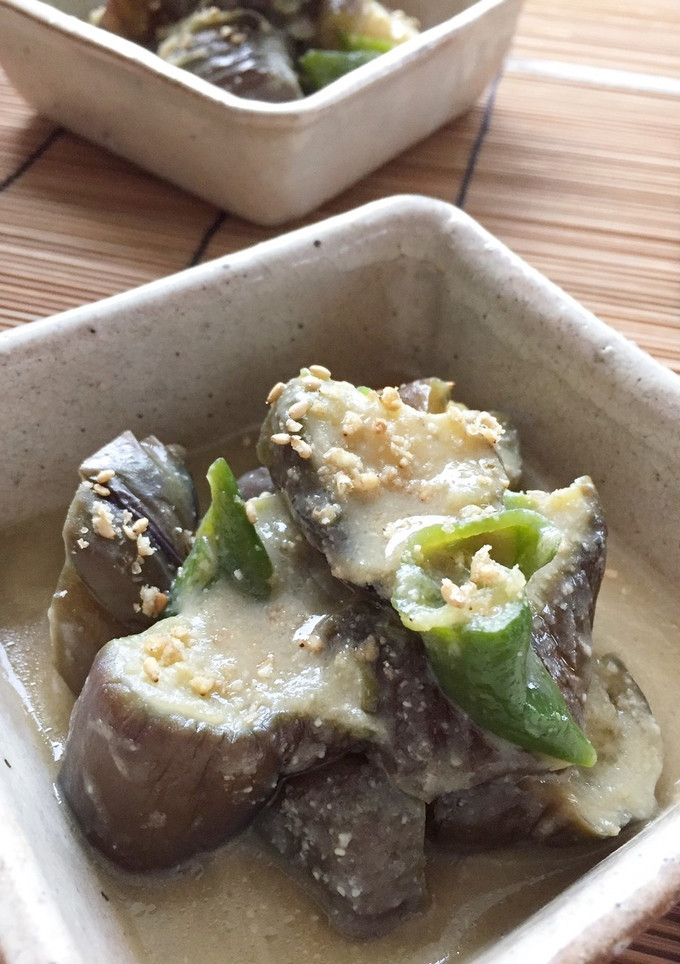 茄子のとろとろ甘味噌煮-レシピのメイン写真