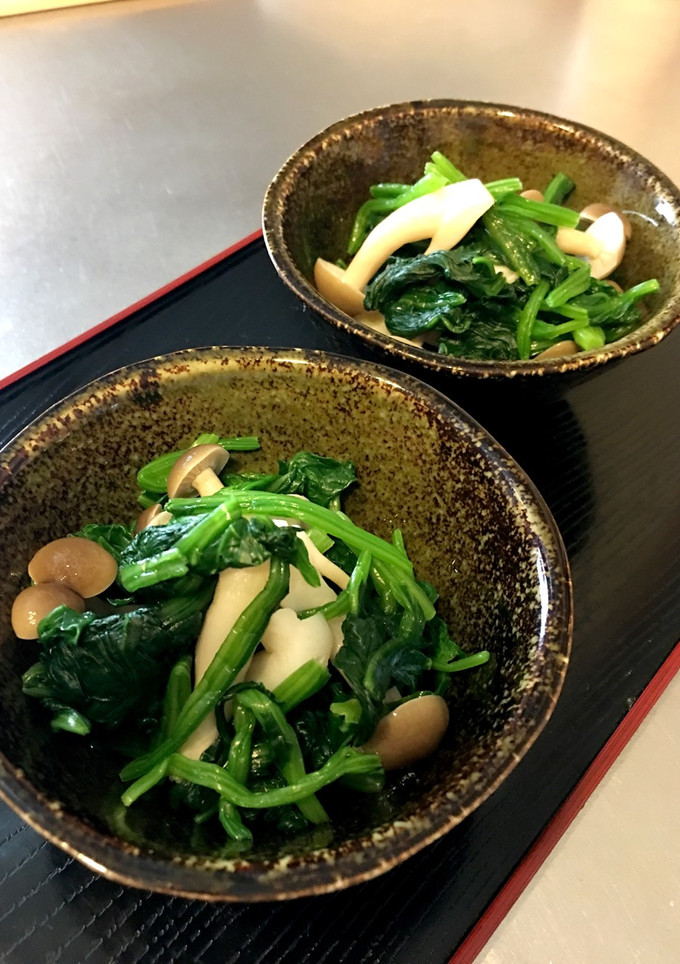 ＊ほうれん草とキノコの和え物＊-レシピのメイン写真