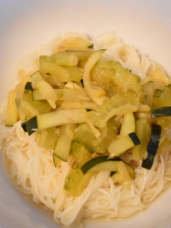 夏野菜のエスニックそうめん-レシピのメイン写真
