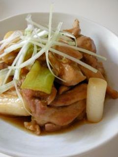 焼き鳥風鶏とネギの煮物-レシピのメイン写真