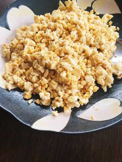 簡単!豆腐の炒りたまご(⌒‐⌒)-レシピのメイン写真