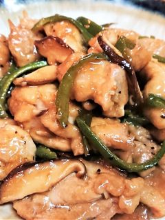 【鶏肉とピーマンのペッパーポン酢炒め】-レシピのメイン写真