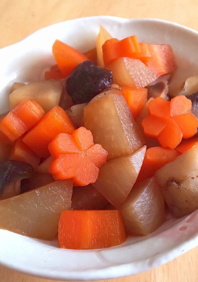 残り物でできる 根菜の煮物-レシピのメイン写真