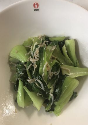 チンゲンサイとしらすの炒め物-レシピのメイン写真