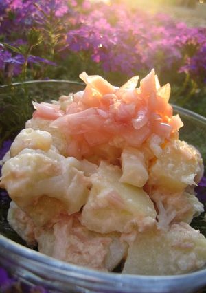 ピンクのポテサラ*-レシピのメイン写真