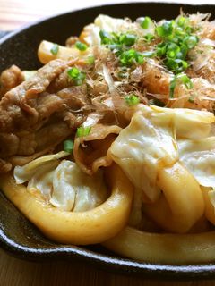 焼き伊勢うどん-レシピのメイン写真