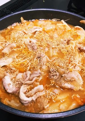 子どもがいても辛うまキムチ鍋が食べたい！-レシピのメイン写真