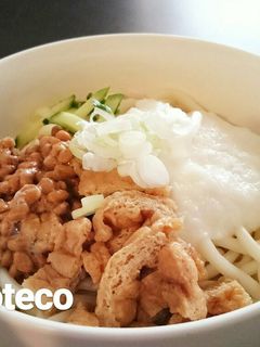 トロネバ冷やしうどん-レシピのメイン写真