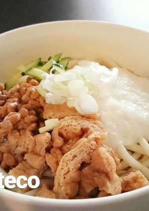 トロネバ冷やしうどん-レシピのメイン写真