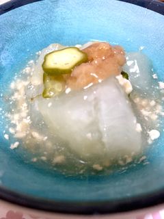 暑い夏にぴったり☆冬瓜のそぼろ梅煮☆-レシピのメイン写真