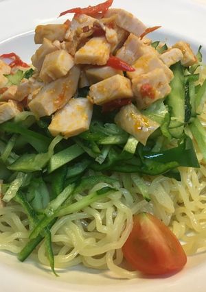 きゅうりとピーマンのラーメンサラダ-レシピのメイン写真