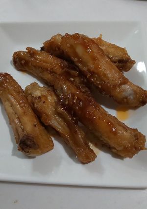 鶏手羽中の甘辛ダレ覚書-レシピのメイン写真