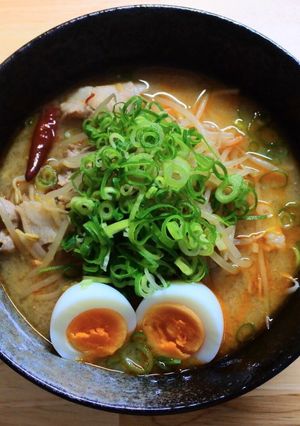 ピリ辛簡単激うま味噌らーめん-レシピのメイン写真