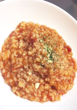 残りのエビの頭で☆トマトエビリゾット-レシピのメイン写真