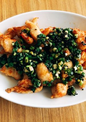 鶏むね肉でヘルシー油琳鶏-レシピのメイン写真