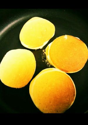 口の中でとろけるスフレパンケーキ♪-レシピのメイン写真