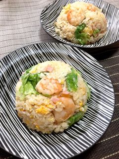 海老とレタス炒飯-レシピのメイン写真