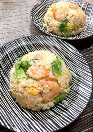 海老とレタス炒飯-レシピのメイン写真