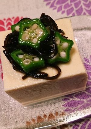 オクラと塩こんぶのめんつゆあえ-レシピのメイン写真