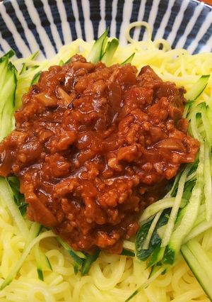 簡単美味・普通のジャージャー麺-レシピのメイン写真