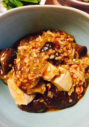 豆腐入り麻婆茄子！-レシピのメイン写真