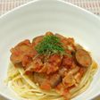 夏野菜を使って♪茄子と豚肉のトマトパスタ